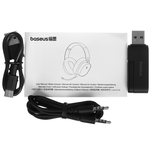 Купить Беспроводные/проводные наушники Baseus AeQur GH02 черный 2023  5623173. Характеристики, отзывы и цены в Донецке