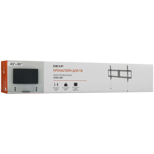 Купить Кронштейн для ТВ DEXP LP59-48F черный  5078143. Характеристики, отзывы и цены в Донецке
