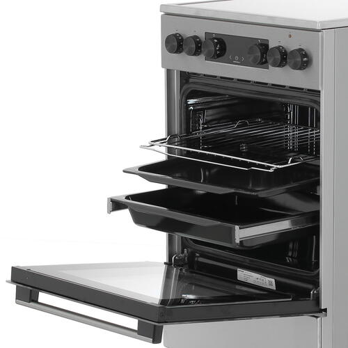 Купить Электрическая плита Gorenje GEC5C40XAOT серебристый  9903145. Характеристики, отзывы и цены в Донецке