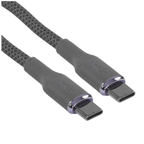 Купить Кабель круглый Romoss USB Type-C - USB Type-C серый 2 м  9255489. Характеристики, отзывы и цены в Донецке