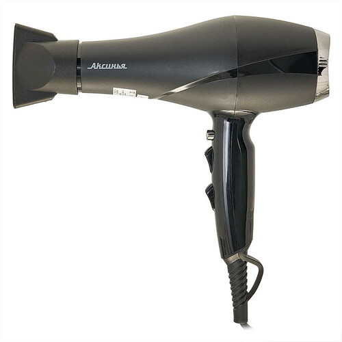 Купить Фен Аксинья КС-707 черный/серебристый  9050701. Характеристики, отзывы и цены в Донецке