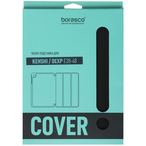 Купить Чехол-книжка BoraSCO для KENSHI E28/ Pad Lite E58 черный  5611768. Характеристики, отзывы и цены в Донецке