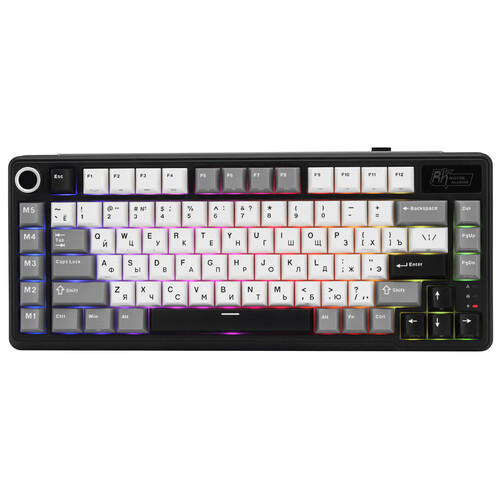 Купить Клавиатура проводная + беспроводная Royal Kludge L75  9268007. Характеристики, отзывы и цены в Донецке