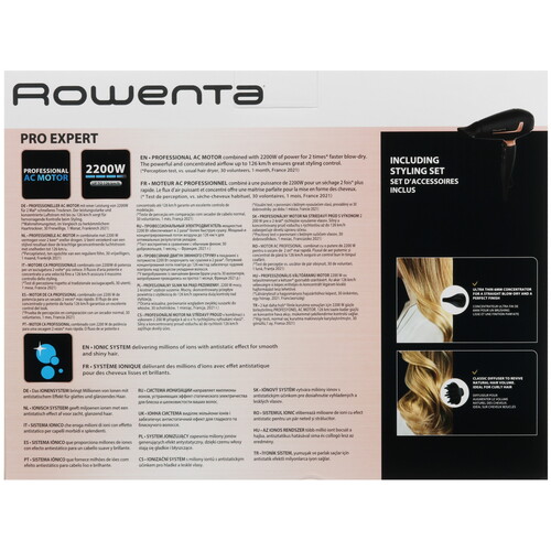Купить Фен Rowenta Pro Expert CV8830F0 черный/золотистый  5485717. Характеристики, отзывы и цены в Донецке