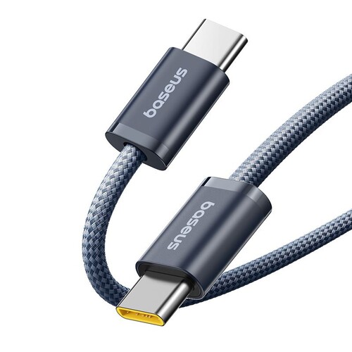 Купить Кабель круглый Baseus USB Type-C - USB Type-C серый 2 м  5627603. Характеристики, отзывы и цены в Донецке