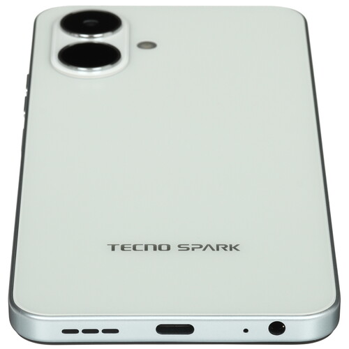 Купить 6.67" Смартфон Tecno SPARK GO 2 128 ГБ белый  5633268. Характеристики, отзывы и цены в Донецке