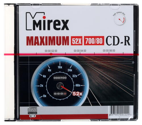 Купить CD-диск Mirex CD-R, 0.7 ГБ, Slim Case, 52x, 1 шт  7948630. Характеристики, отзывы и цены в Донецке