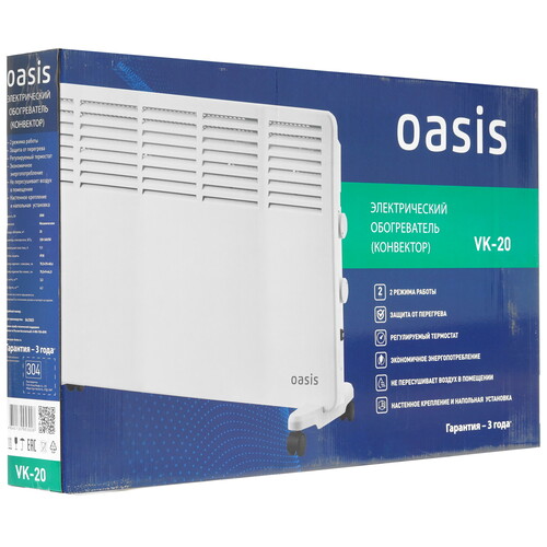 Купить Конвектор Oasis VK-20  9021224. Характеристики, отзывы и цены в Донецке