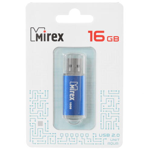Купить Память USB Flash 16 ГБ Mirex Unit [13600-FMUAQU16]  4867931. Характеристики, отзывы и цены в Донецке