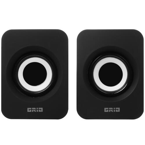 Купить Колонки Qumo GRID черный  4833588. Характеристики, отзывы и цены в Донецке