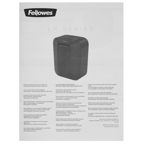 Купить Уничтожитель бумаг Fellowes Powershred LX41  5343929. Характеристики, отзывы и цены в Донецке