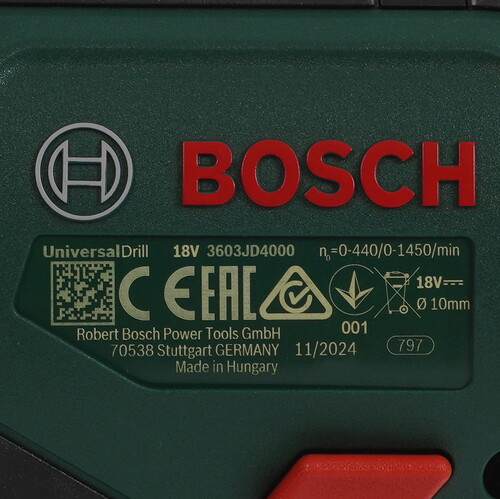Купить Дрель-шуруповерт Bosch UniversalDrill 18V 06039D4001 POWER FOR ALL 18V  5638338. Характеристики, отзывы и цены в Донецке