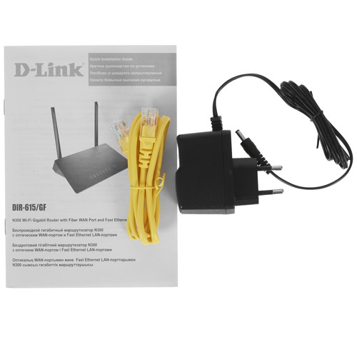 Купить Wi-Fi-роутер D-Link DIR-615/GFRU/R2A  9934083. Характеристики, отзывы и цены в Донецке