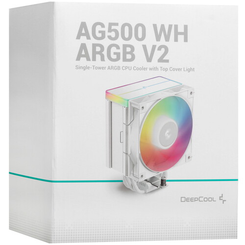 Купить Кулер для процессора DEEPCOOL AG500 WH ARGB V2  5619665. Характеристики, отзывы и цены в Донецке