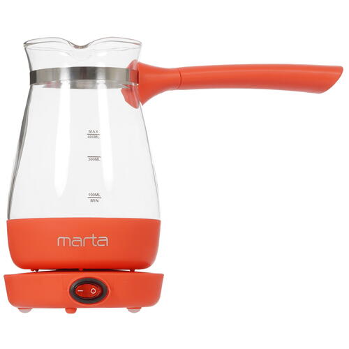 Купить Электрическая турка Marta MT-2140 красный  5354731. Характеристики, отзывы и цены в Донецке