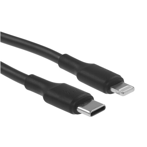 Купить Кабель круглый VOLTME Lightning 8-pin - USB Type-C черный 1.2 м  9210944. Характеристики, отзывы и цены в Донецке
