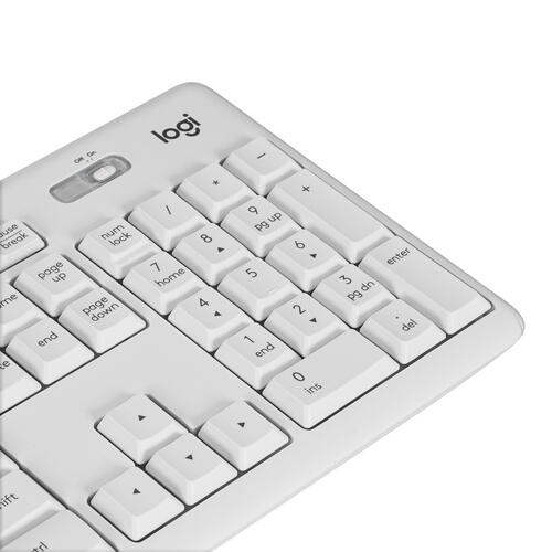 Купить Клавиатура+мышь беспроводная   Logitech Combo MK295 White белый  5074619. Характеристики, отзывы и цены в Донецке