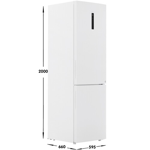 Купить Холодильник с морозильником   HAIER C2F637CWMVU1 белый  9277581. Характеристики, отзывы и цены в Донецке
