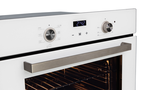 Купить Электрический духовой шкаф Zigmund & Shtain E 153 W белый  9909735. Характеристики, отзывы и цены в Донецке