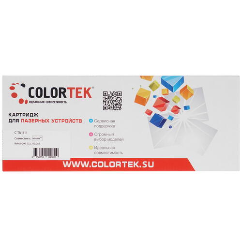Купить Картридж лазерный Colortek TN-211 черный  5367048. Характеристики, отзывы и цены в Донецке