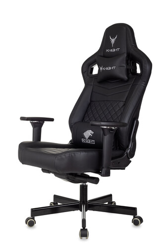 Купить Кресло игровое Knight Hunter BL-PU черный  5469426. Характеристики, отзывы и цены в Донецке