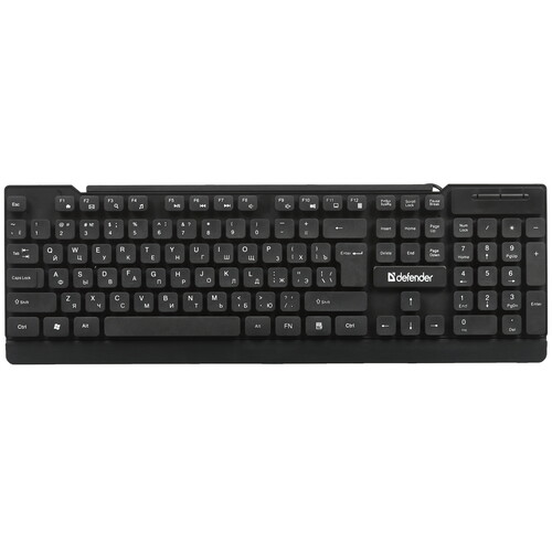 Купить Клавиатура+мышь  проводная  Defender York C-777 черный  9911273. Характеристики, отзывы и цены в Донецке