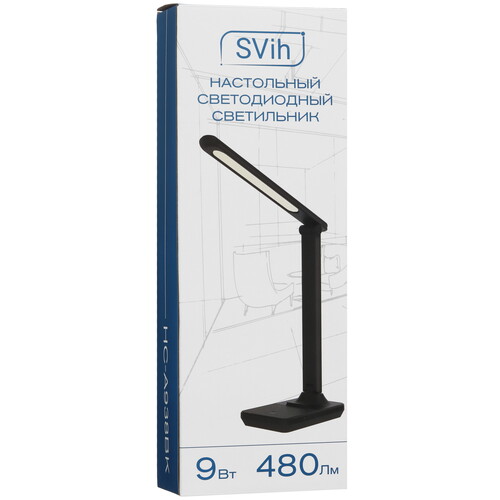 Купить Настольный светильник SVih HC-A938BK черный  9241593. Характеристики, отзывы и цены в Донецке