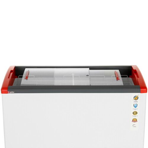 Купить Морозильный ларь Frostor Gellar FG 500 E белый, красный  1229595. Характеристики, отзывы и цены в Донецке