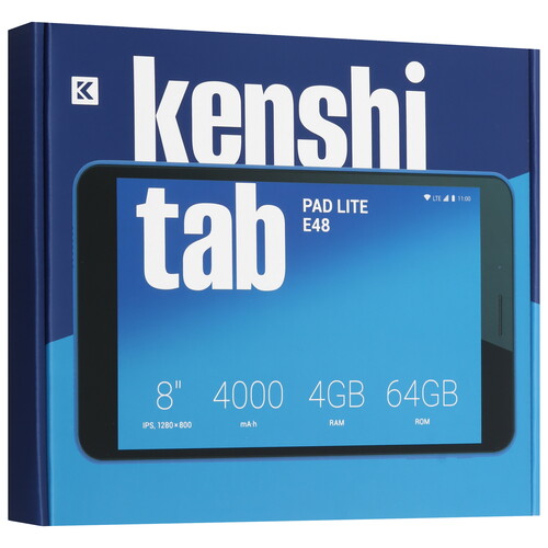 Купить 8" Планшет KENSHI Pad Lite E48 LTE 64 ГБ голубой  9121194. Характеристики, отзывы и цены в Донецке