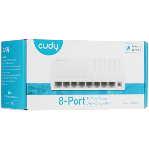 Купить Коммутатор Cudy FS108D 3.0  5619430. Характеристики, отзывы и цены в Донецке