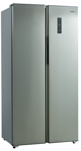 Купить Холодильник Side by Side   Бирюса SBS 400 I серый  9174201. Характеристики, отзывы и цены в Донецке