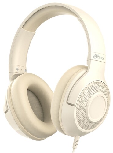 Купить Проводные наушники Ritmix RH-544 бежевый 2025  9253613. Характеристики, отзывы и цены в Донецке