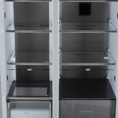 Купить Холодильник Side by Side   Eigen Stark-RF04 серый  9213310. Характеристики, отзывы и цены в Донецке