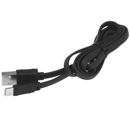 Купить Кабель плоский Hoco USB Type-C - USB 2.0 Type-A черный 1 м  9238196. Характеристики, отзывы и цены в Донецке