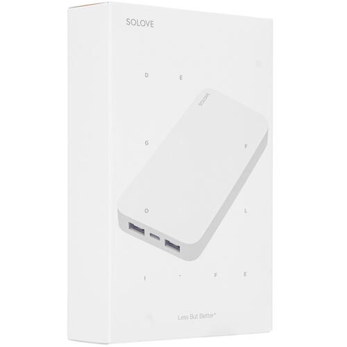 Купить Портативный аккумулятор SOLOVE 003M белый  5425168. Характеристики, отзывы и цены в Донецке