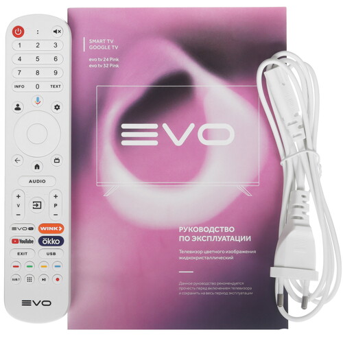 Купить 24" (61 см) Телевизор EVO TV 24 розовый  5641941. Характеристики, отзывы и цены в Донецке