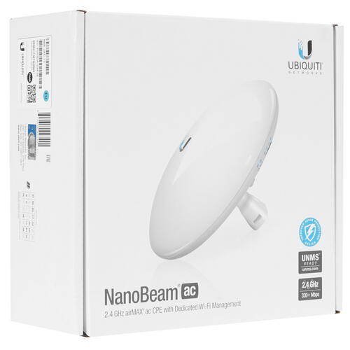 Купить Точка доступа Ubiquiti NanoBeam 2AC-13  1390081. Характеристики, отзывы и цены в Донецке
