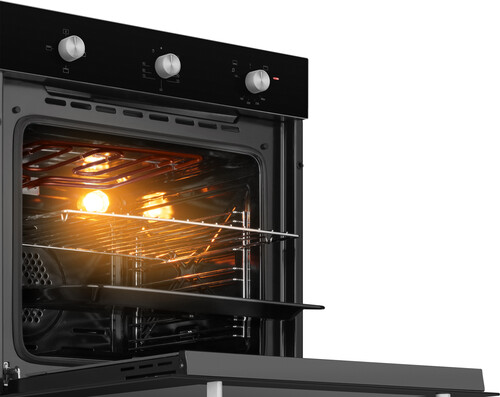 Купить Газовый духовой шкаф Weissgauff WGO 706 Black Glass  9100713. Характеристики, отзывы и цены в Донецке