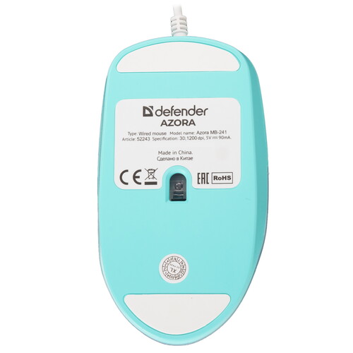Купить Мышь проводная Defender Azora MB-241  9202850. Характеристики, отзывы и цены в Донецке