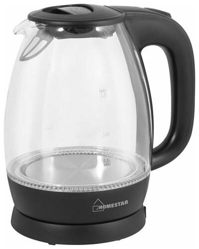 Купить Электрочайник Homestar HS-1012 черный  8145310. Характеристики, отзывы и цены в Донецке