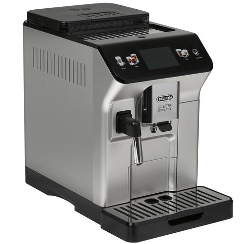 Купить Кофемашина автоматическая DeLonghi ECAM 450.55 S серебристый  5076591. Характеристики, отзывы и цены в Донецке
