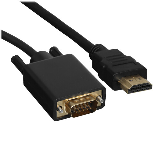 Купить Кабель однонаправленный GoPower HDMI - VGA, 1 м  5631715. Характеристики, отзывы и цены в Донецке