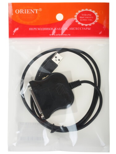 Купить Кабель Orient USB 2.0 Type-A - LPT IEEE 1284-A  1247734. Характеристики, отзывы и цены в Донецке