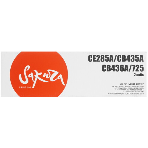Купить Набор картриджей лазерный Sakura CE285A/CB435A/436A/725 черный  9307485. Характеристики, отзывы и цены в Донецке