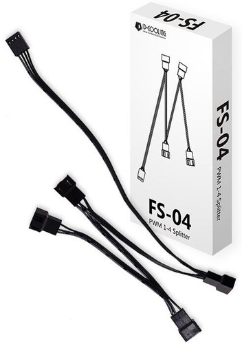 Купить Разветвитель питания ID-COOLING FS-04  4748707. Характеристики, отзывы и цены в Донецке