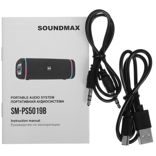 Купить Портативная колонка Soundmax SM-PS5019B, зеленый  9094732. Характеристики, отзывы и цены в Донецке