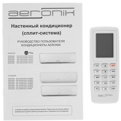 Купить Кондиционер настенный сплит-система AERONIK ASI-18HS5/ASO-18HMS5 белый  9901871. Характеристики, отзывы и цены в Донецке