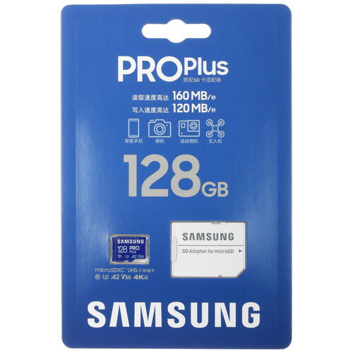Купить Карта памяти Samsung PRO Plus microSDXC 128 ГБ [MB-MD128KA/CN]  5068818. Характеристики, отзывы и цены в Донецке