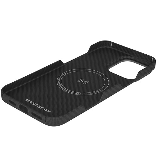 Купить Накладка  Magssory Aramid Case для Apple iPhone 16 Pro Max черный  5617800. Характеристики, отзывы и цены в Донецке