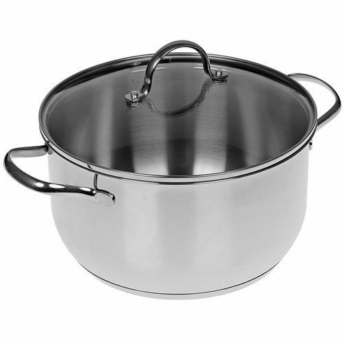 Купить Кастрюля Aceline Crystal A3CA451 4.5 л 22 см серебристый  4744792. Характеристики, отзывы и цены в Донецке